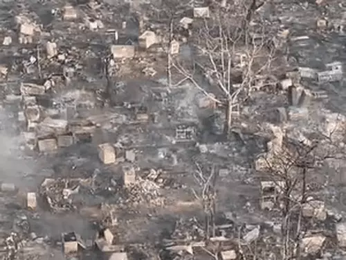 लखनऊ विकासनगर झुग्गी आग