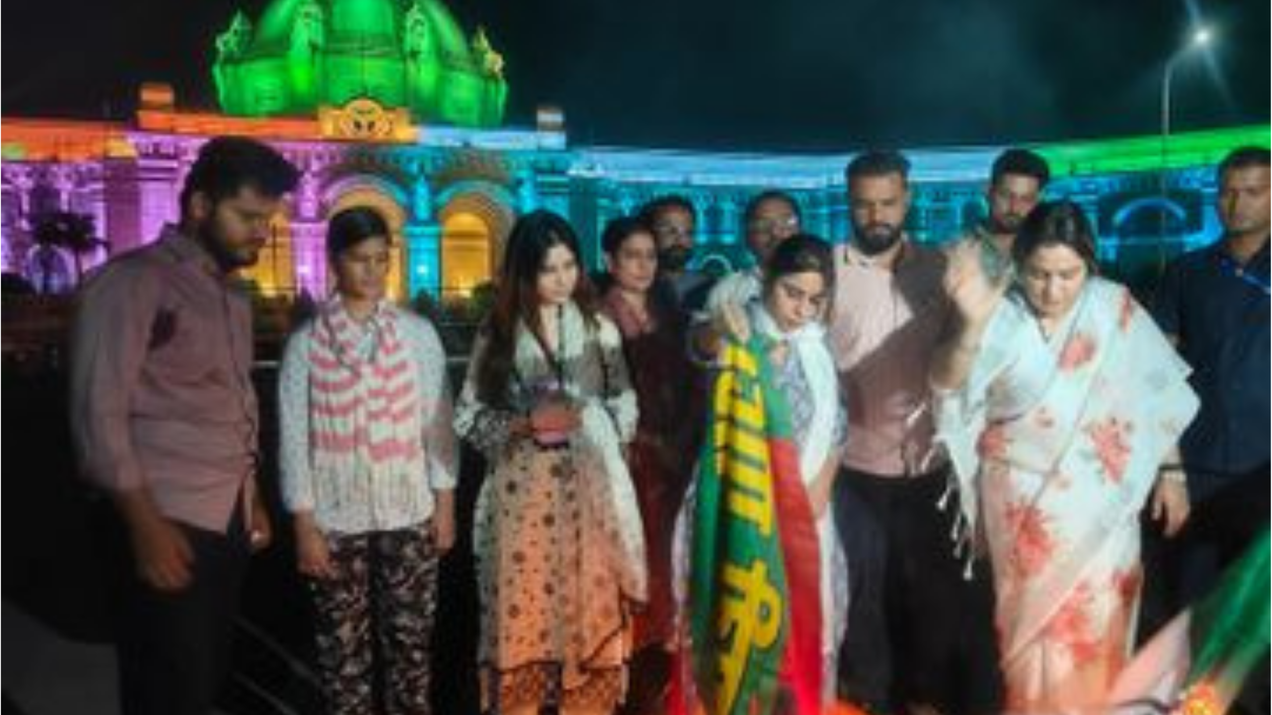 अपर्णा यादव लखनऊ प्रदर्शन