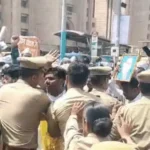 69000 शिक्षक भर्ती प्रदर्शन लखनऊ