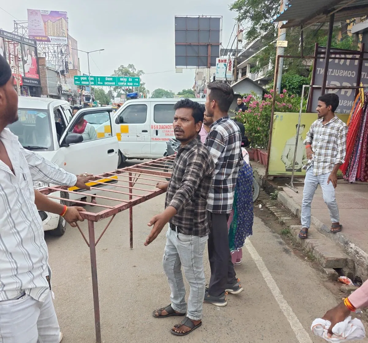 Lucknow Nagar Nigam Encroachment Drive